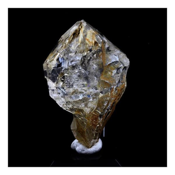 Kvartsfönster - ABIJOUX - 110,0 ct - Grå - 45 x 29 x 20 mm - Äkthetscertifikat