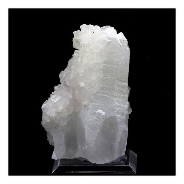 Stenar och mineraler - ABIJOUX - Kalcit + Kvarts - Vit - Blandat