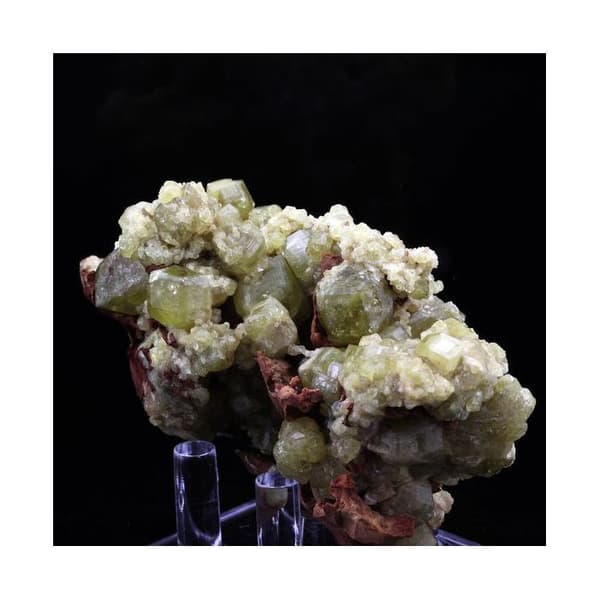 Grenat grossulaire - ABIJOUX - 1174.0 ct - Röd - Las Minas - Äkthetscertifikat