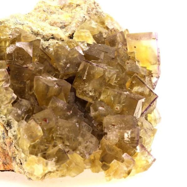 Fluorit - Valzergues - 1074.0 ct - Äkthetscertifikat - Dimensioner 67x64x50 mm - Naturlig sten