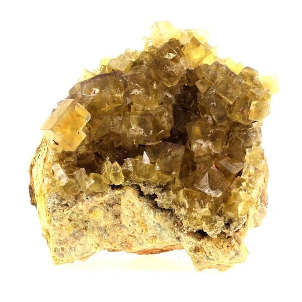 Fluorit - Valzergues - 1074.0 ct - Äkthetscertifikat - Dimensioner 67x64x50 mm - Naturlig sten