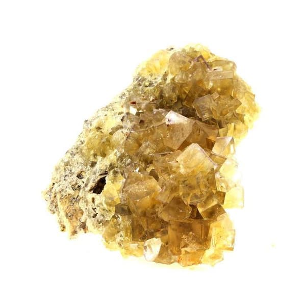 Fluorit - Valzergues - 494,5 ct - Äkthetscertifikat - Dimensioner 78x64x25 mm - Naturligt mineral
