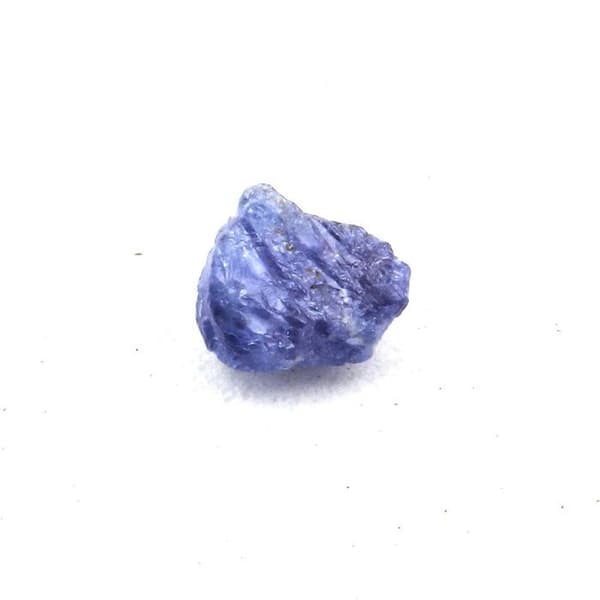 Pierre - Benitoite - San Benito Co. - 0.40 ct - Äkthetsintyg - Grå