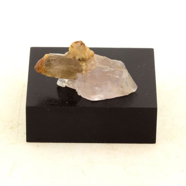 Stenar och Mineraler - ABIJOUX - Fluorit + Kvarts - Mont-Blanc-massivet - 14.25 ct - 23x10x7 mm