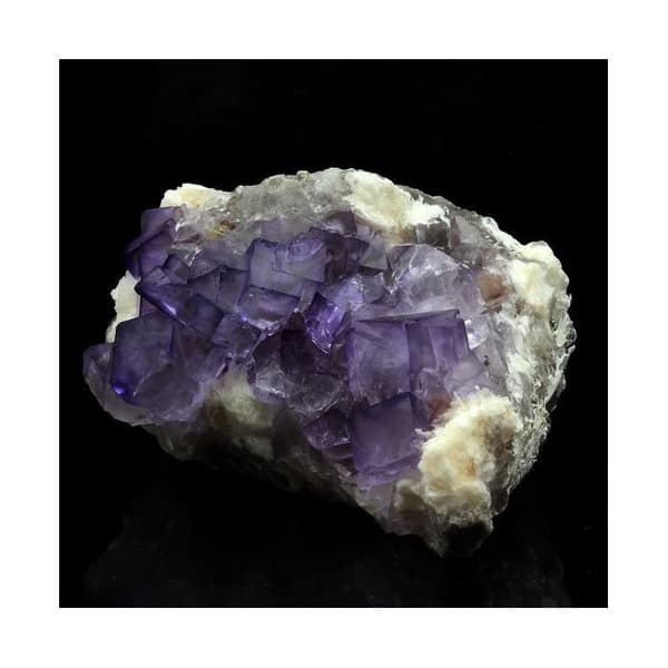 Pierre Naturelle - ABIJOUX - Fluorit + Baryt - 1714 ct - Lila - Blandad