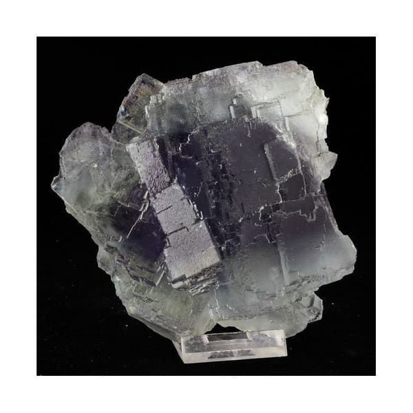 Fluorit Fantom - ABIJOUX - 5047,0 ct - La Viesca-gruvan - Grå - Kristall - Äkthetscertifikat