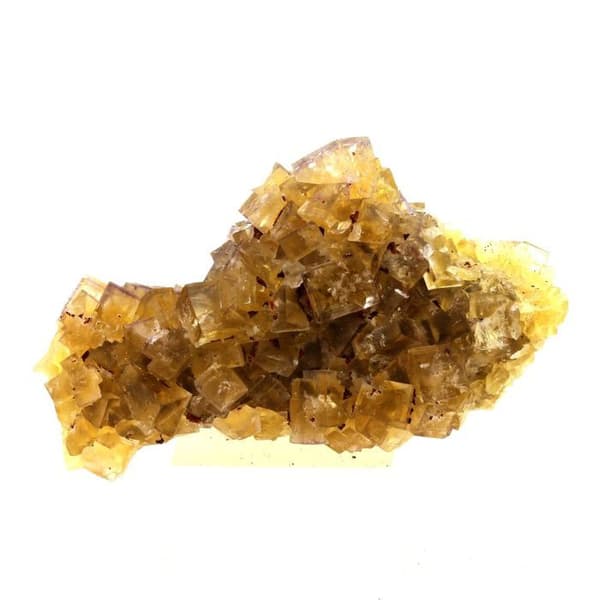 Fluorit - Ej specificerad - 391,0 ct - Gul - Valzergues - Äkthetscertifikat