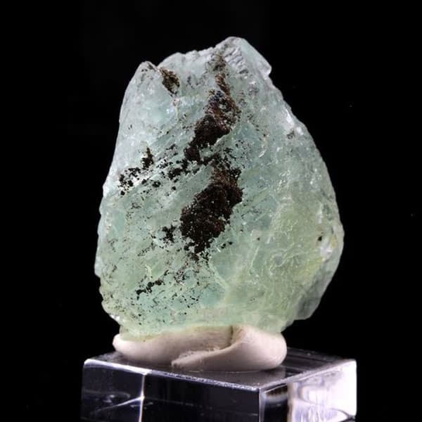 Kristall - Aouli - Fluorit + Pyrit - 152,5 ct - Äkthetscertifikat - Dimensioner 28x26x21 mm