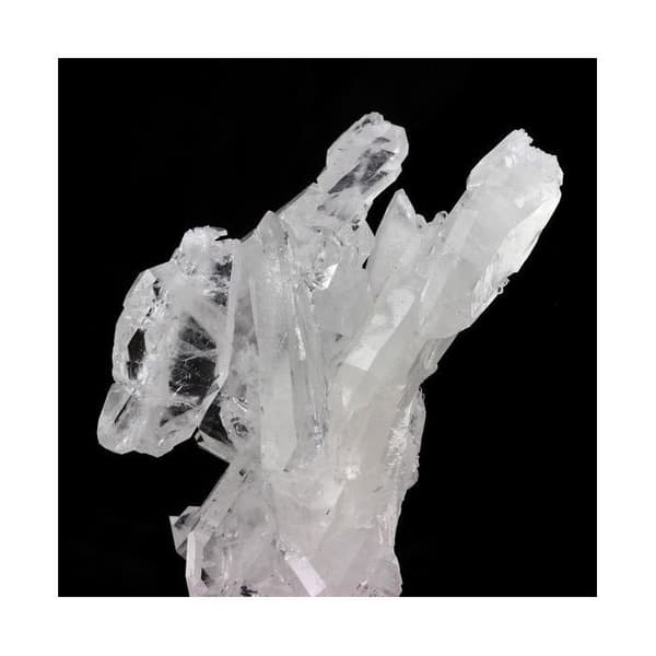 Stenar och mineraler. Ame Quartz (faden kvarts). 415,5 cent. Saint Jean de Maurienne, Savoie, Frankrike.