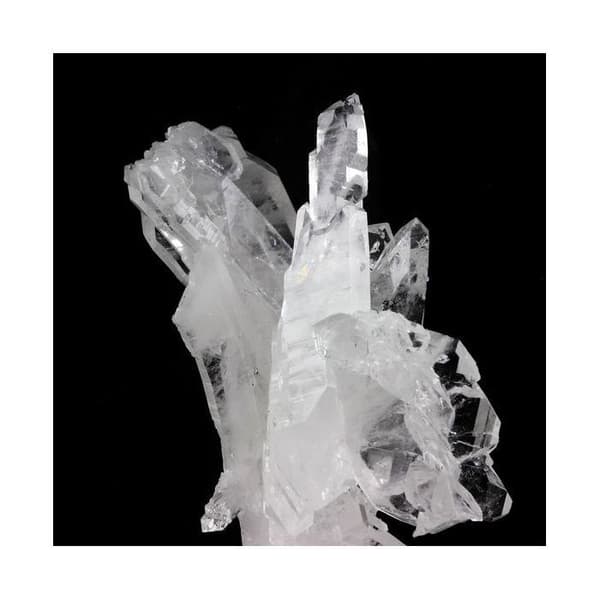 Stenar och mineraler. Ame Quartz (faden kvarts). 415,5 cent. Saint Jean de Maurienne, Savoie, Frankrike.