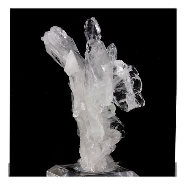 Stenar och mineraler. Ame Quartz (faden kvarts). 415,5 cent. Saint Jean de Maurienne, Savoie, Frankrike.