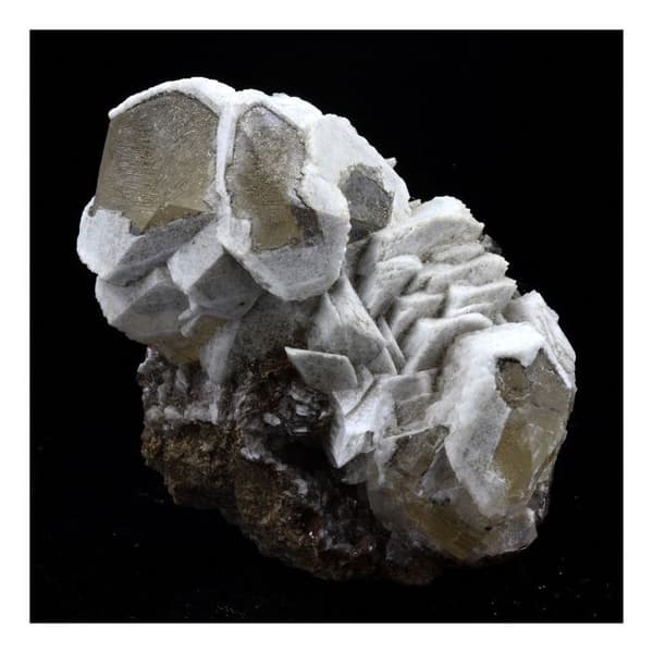 Calcit - Les Bondons - 214.0 ct - Äkthetscertifikat - Dimensioner 48x33x29 mm - Grå