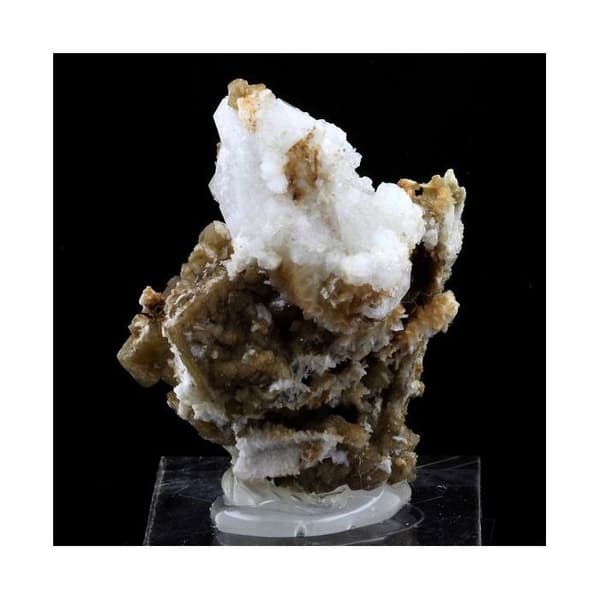 Stenar och mineraler - ABIJOUX - Analcime + Siderit - Naturmaterial - Blandat