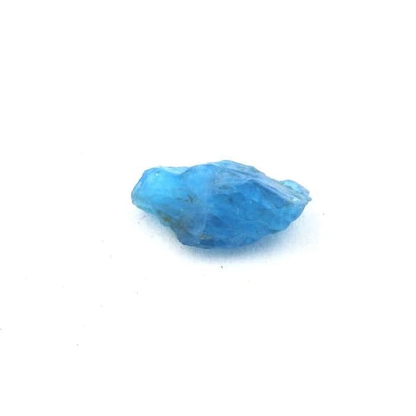 Stenar och Mineraler - ABIJOUX - Neonblå Apatit - 2.28 ct - 10 x 7 x 11 mm - Blandad