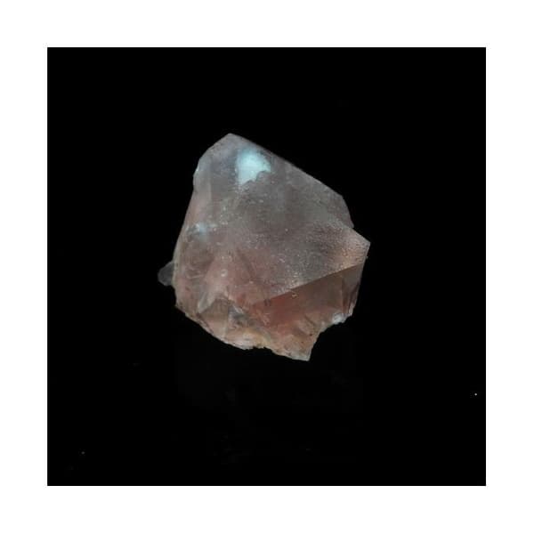 Fluorit ros - Massif du Mont-Blanc - 5.83 ct - Äkthetsintyg - 11x10x7 mm