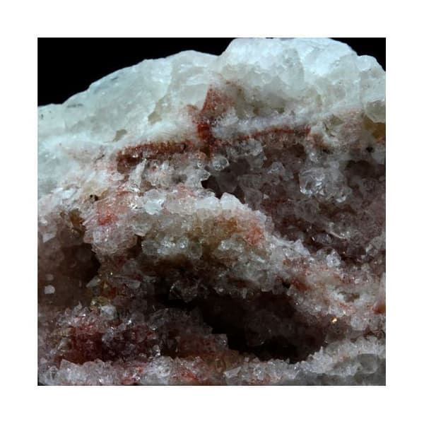 Stenar och mineraler - ABIJOUX - Hematoid Fluorite + Quartz - 132.0 ct - Maravalgruva, Var, Frankrike