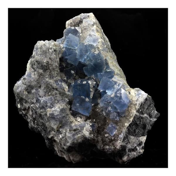 Stenar och mineraler. Fluorit + Kvarts. 3281,0 ct. Mont-Roc, Tarn, Frankrike.