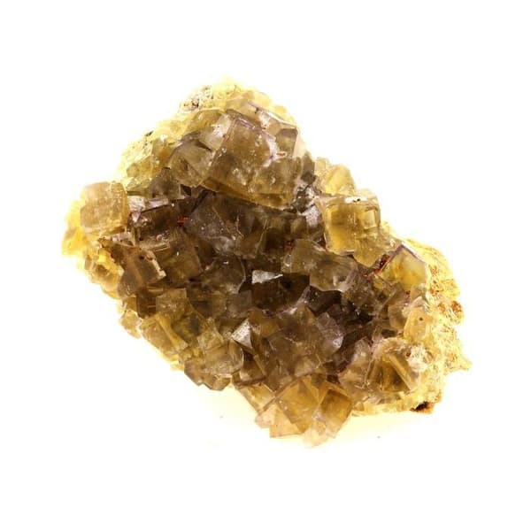 Stenar och mineraler. Flusspat. 482,0 cent. Valzergues, Aveyron, Occitanie, Frankrike..