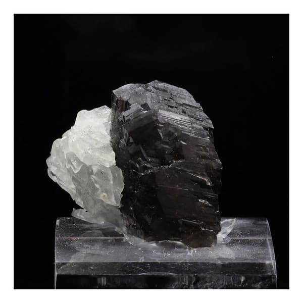 Stenar och mineraler - Axinit + Prehnite - 70,5 ct - Dalnegorsk, Primorsky Krai, Ryssland
