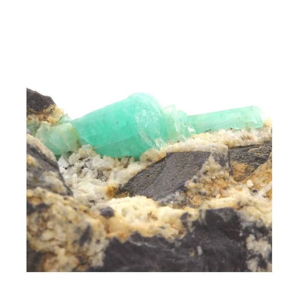 Stenar och mineraler. Smaragd. 1113,20 cent. Muzo-gruvan, Boyacá-avdelningen, Colombia.