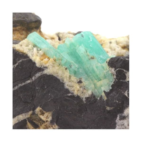 Stenar och mineraler. Smaragd. 1113,20 cent. Muzo-gruvan, Boyacá-avdelningen, Colombia.