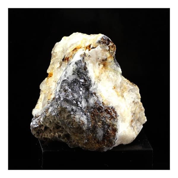 Stenar och mineraler - ABIJOUX - Argentiferous Galena + Quartz - Oulles, Oisans, Frankrike