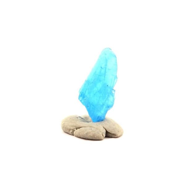 Neonblå apatit - ABIJOUX - Betroka, Anosy, Madagaskar - 0,69 ct - Naturmaterial - Blandat