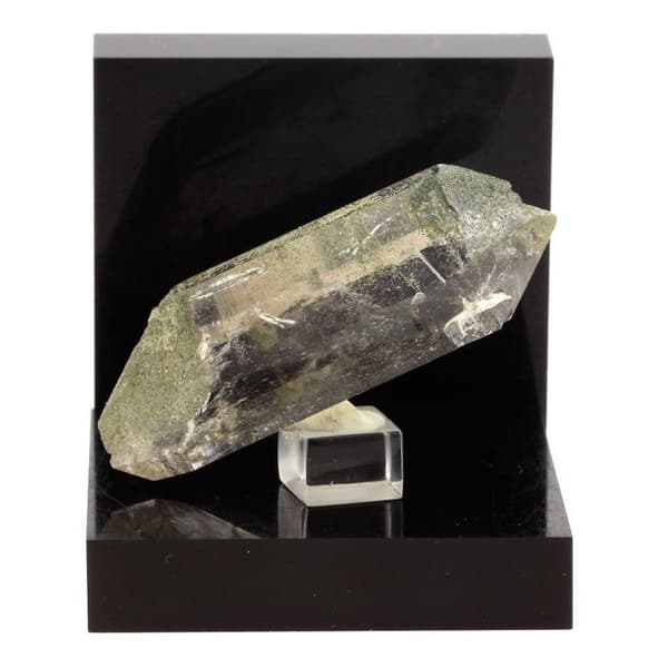 Kvarts Biterminé - ABIJOUX - Les Deux Alpes - 130.6 ct - Grå - Mixad - Naturliga material