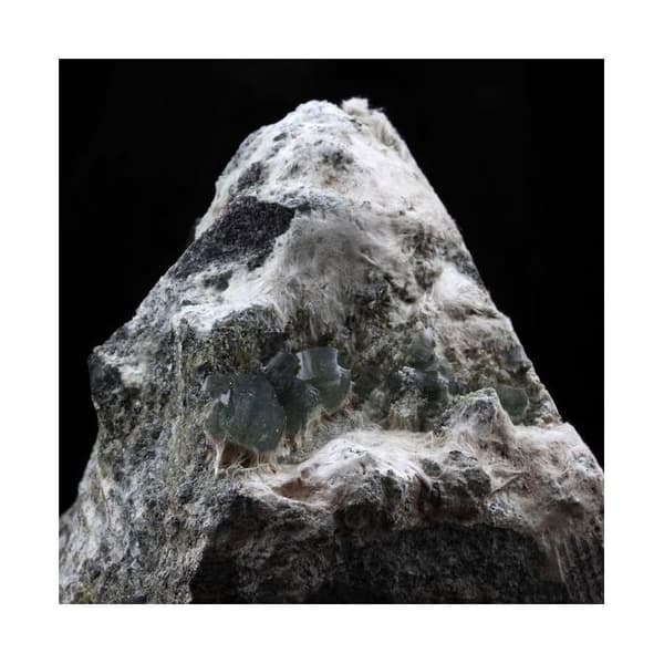 Pierre - Prehnit - 2252,0 ct - La Combe de la Selle - Certifikat för äkthet - Grå