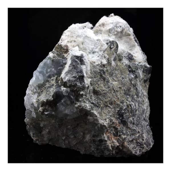 Pierre - Prehnit - 2252,0 ct - La Combe de la Selle - Certifikat för äkthet - Grå