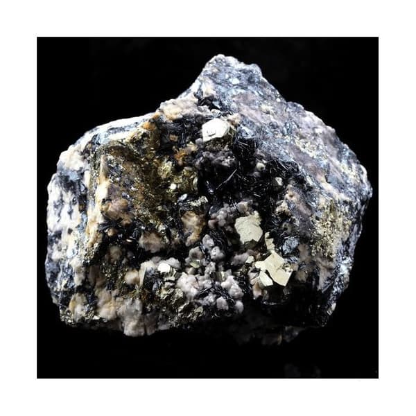Kristall - Pirit - Hematit - 2768.5 ct - Certifikat av äkthet - Dimensioner 76x65x65 mm