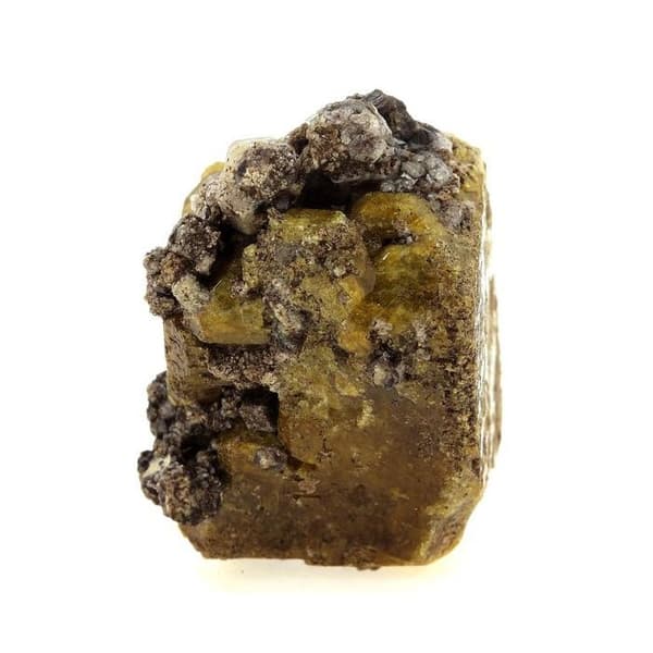 Stenar och mineraler - ABIJOUX - Vesuvianit + Grossular - 282.0 ct - Grön - Blandad