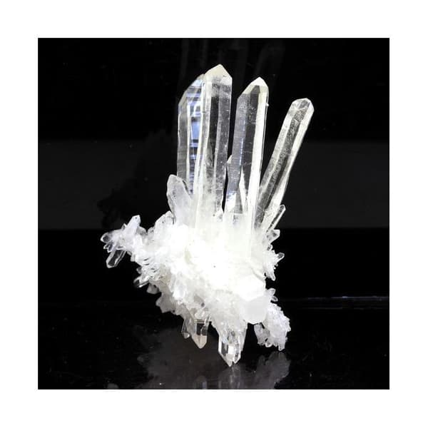 Kvarts biterminerad - ABIJOUX - La Gardette-gruvan - 95,78 ct - Grå - Blandad