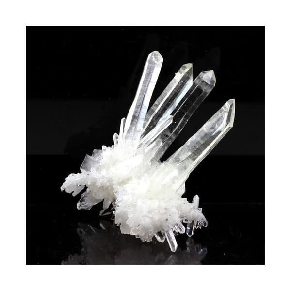 Kvarts biterminerad - ABIJOUX - La Gardette-gruvan - 95,78 ct - Grå - Blandad