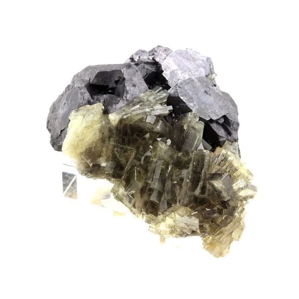 Stenar och Mineraler - ABIJOUX - Barit + Galen - 3984 ct - Oumjrane, Marocko