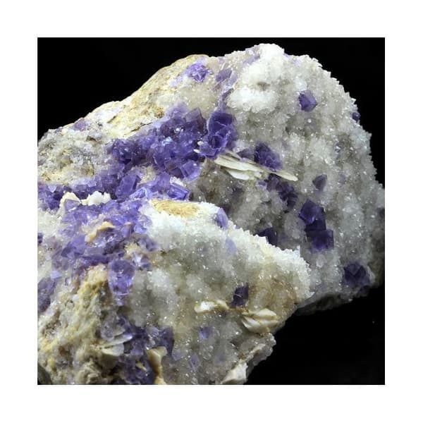 Pierre - ABIJOUX - Fluorit + Barit + Kvarts - 4902 ct - Äkthetscertifikat