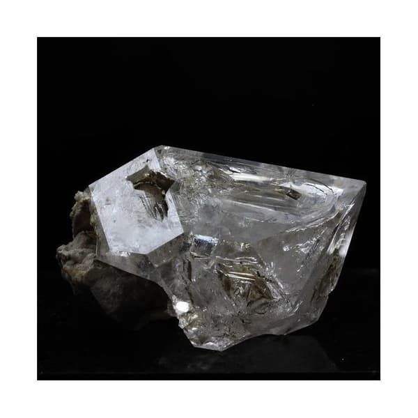 Stenar och mineraler. Kvartsfönster. 100,0 ct. Turriers, Forcalquier, Alpes-de-Haute-Provence, Frankrike.