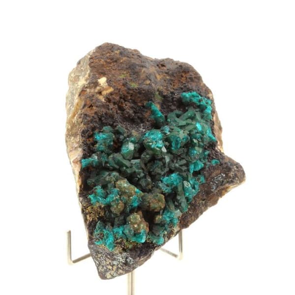 Kristall - ABIJOUX - Dioptas - Grön - 621,5 ct - Certifikat av äkthet