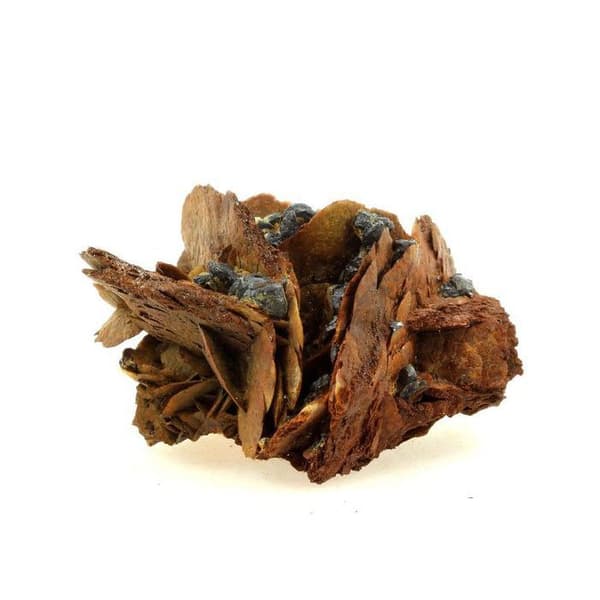 Stenar och mineraler - ABIJOUX - Siderit + Sphalerit + Bournonit - Pierre Rousse Gruva, Vizille, Isère