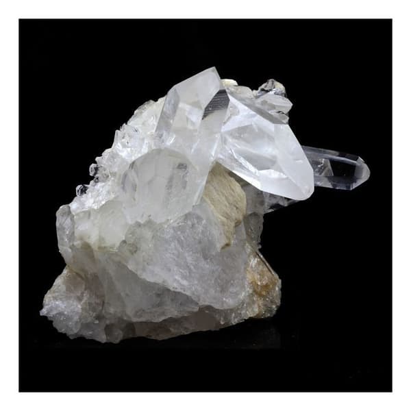 Stenar och mineraler - ABIJOUX - Kvarts + Barite - Naturmaterial - Blandat