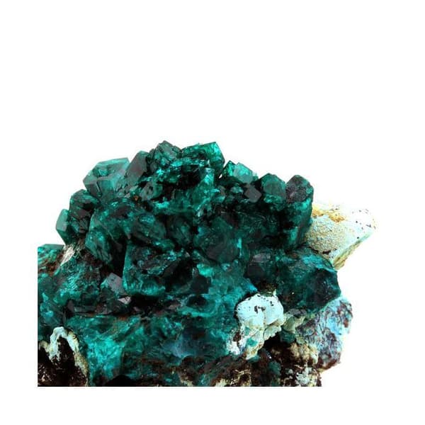 Kristall - ABIJOUX - Dioptas + Chrysocolla - 454.0 ct - Grön - Blandad