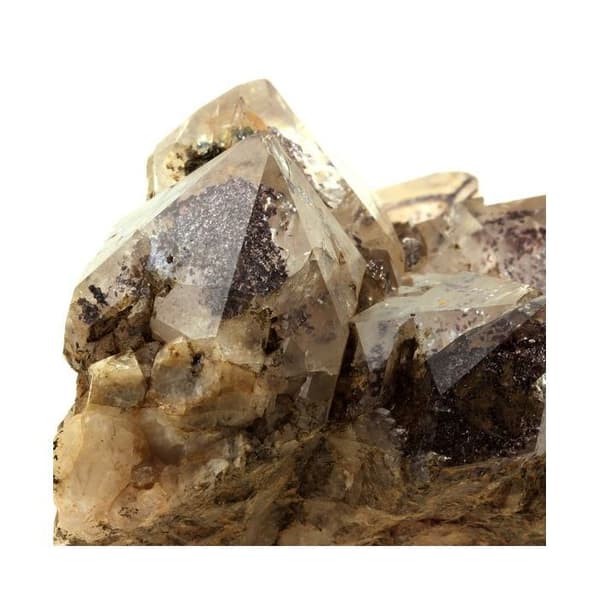 Kvarts + Hematit - ABIJOUX - 1832,0 ct - Sydafrika - Äkthetscertifikat - Dimensioner 90x60x55 mm