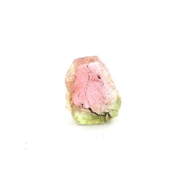 Stenar och mineraler - ABIJOUX - Vattenmelonturmalin - Grön - Blandat - Hänge - Virkad