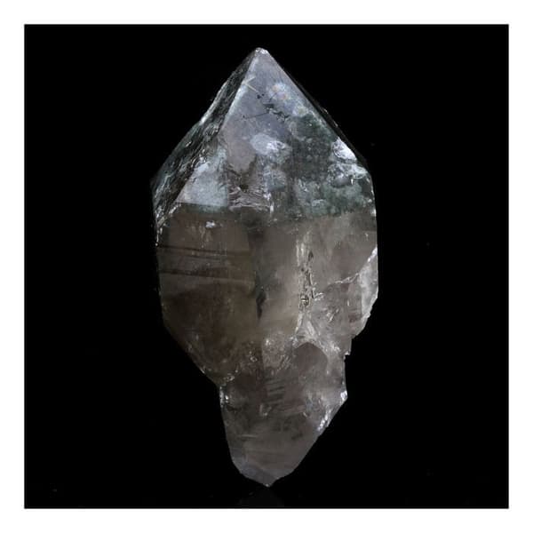 Phantom Smoky Quartz - ABIJOUX - Les Deux Alpes, Oisans, Frankrike - Brun - Blandat