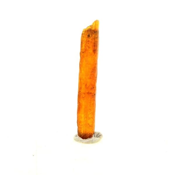 Kristall - ABIJOUX - Cyanit orange - 5.03 ct - 30 x 4 x 2 mm - Äkthetscertifikat