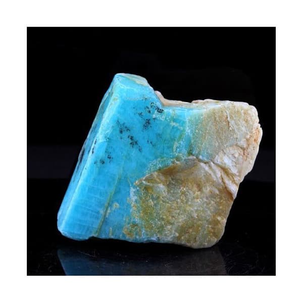 Pierre - ABIJOUX - Amazonit - 344,0 ct - Konso - Äkthetscertifikat