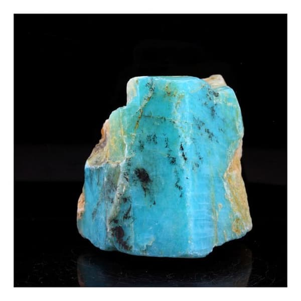Pierre - ABIJOUX - Amazonit - 344,0 ct - Konso - Äkthetscertifikat