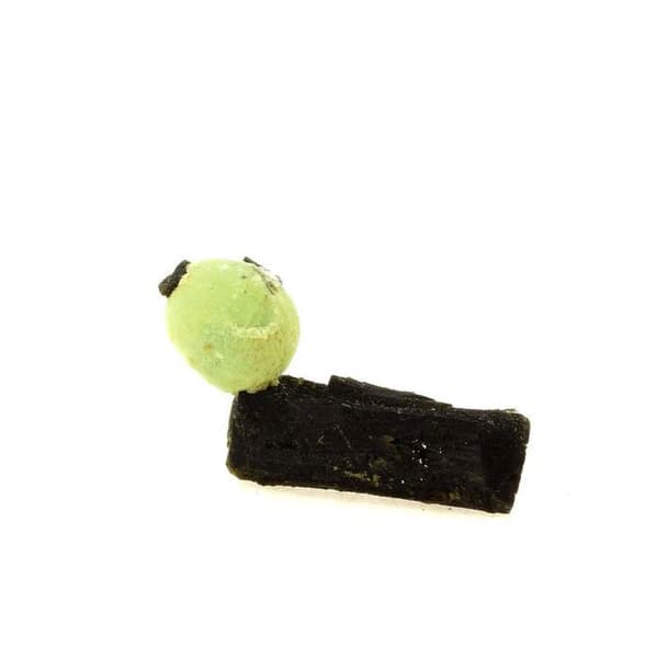 Stenar och Mineral - ABIJOUX - Prehnit + Epidot - 90.5 ct - Äkthetscertifikat