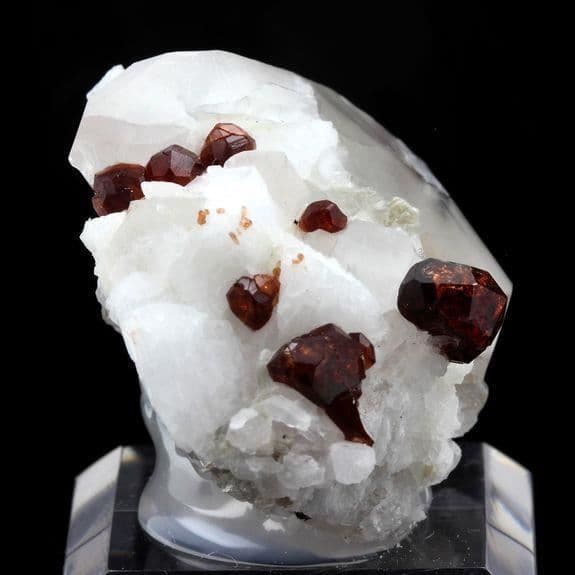 Stenar och Mineraler - ABIJOUX - Ortoplas, Kvarts, Granat - 276 ct - Gilgit, Pakistan