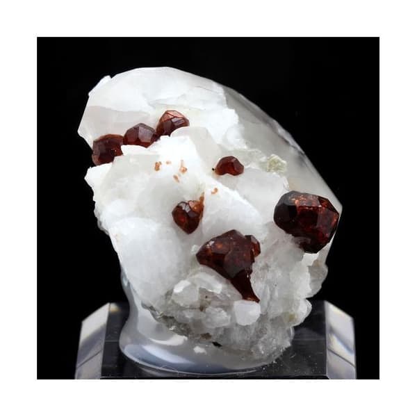 Stenar och Mineraler - ABIJOUX - Ortoplas, Kvarts, Granat - 276 ct - Gilgit, Pakistan